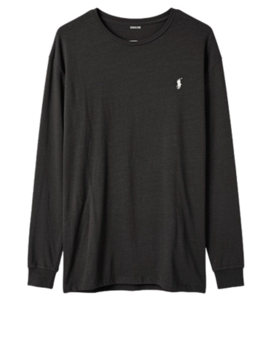 Polo by Ralph Lauren Black Long Sleeve Crewneck Shirt with Logo